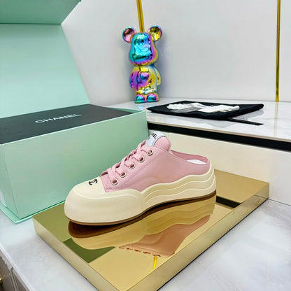 CC 25 Mules Sneaker Pink Calfskin 331189
