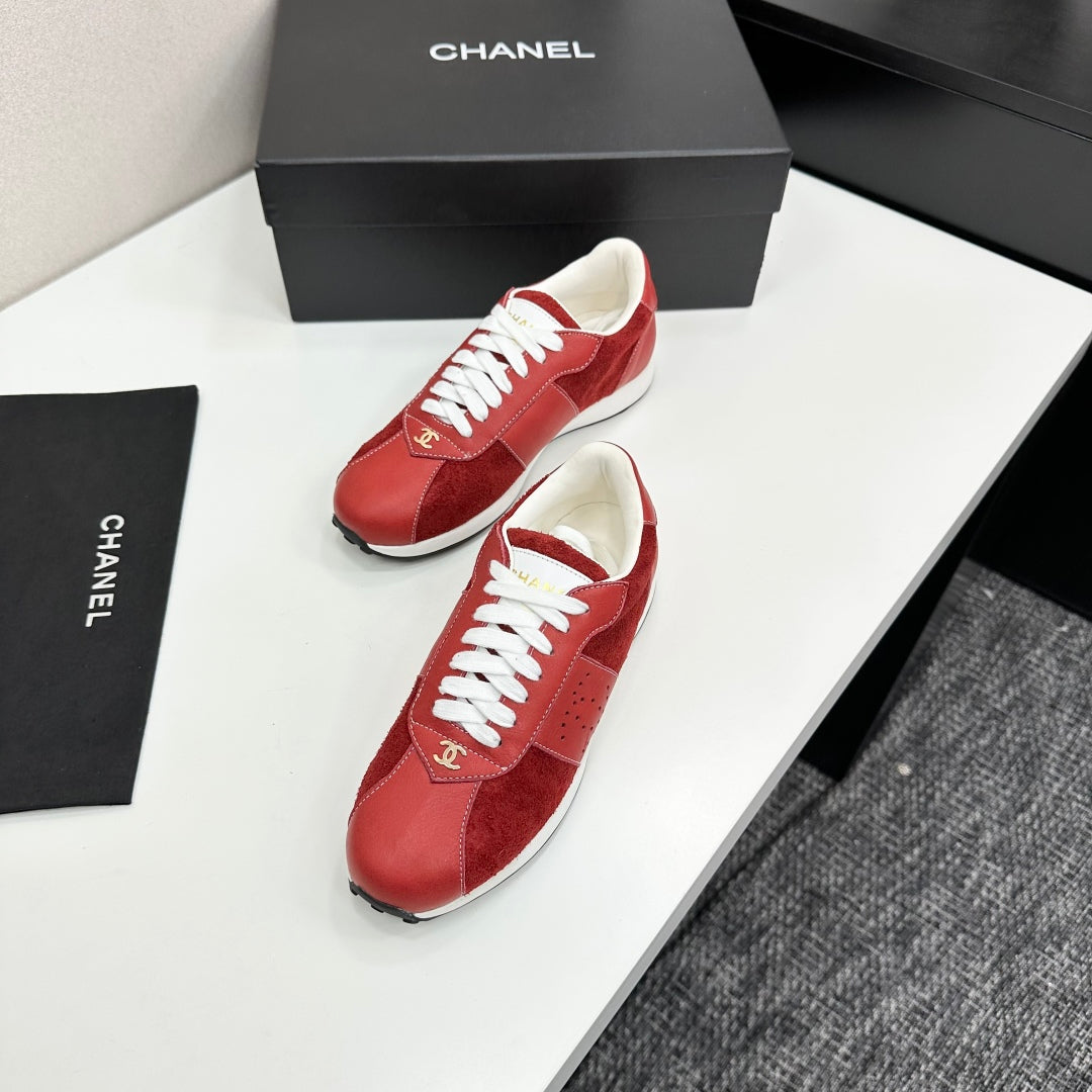 CC 25 Sneaker Red Suede Cowhide 331758