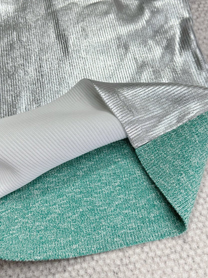 CC 25 Short Sleeves T- shirt Silver Cotton