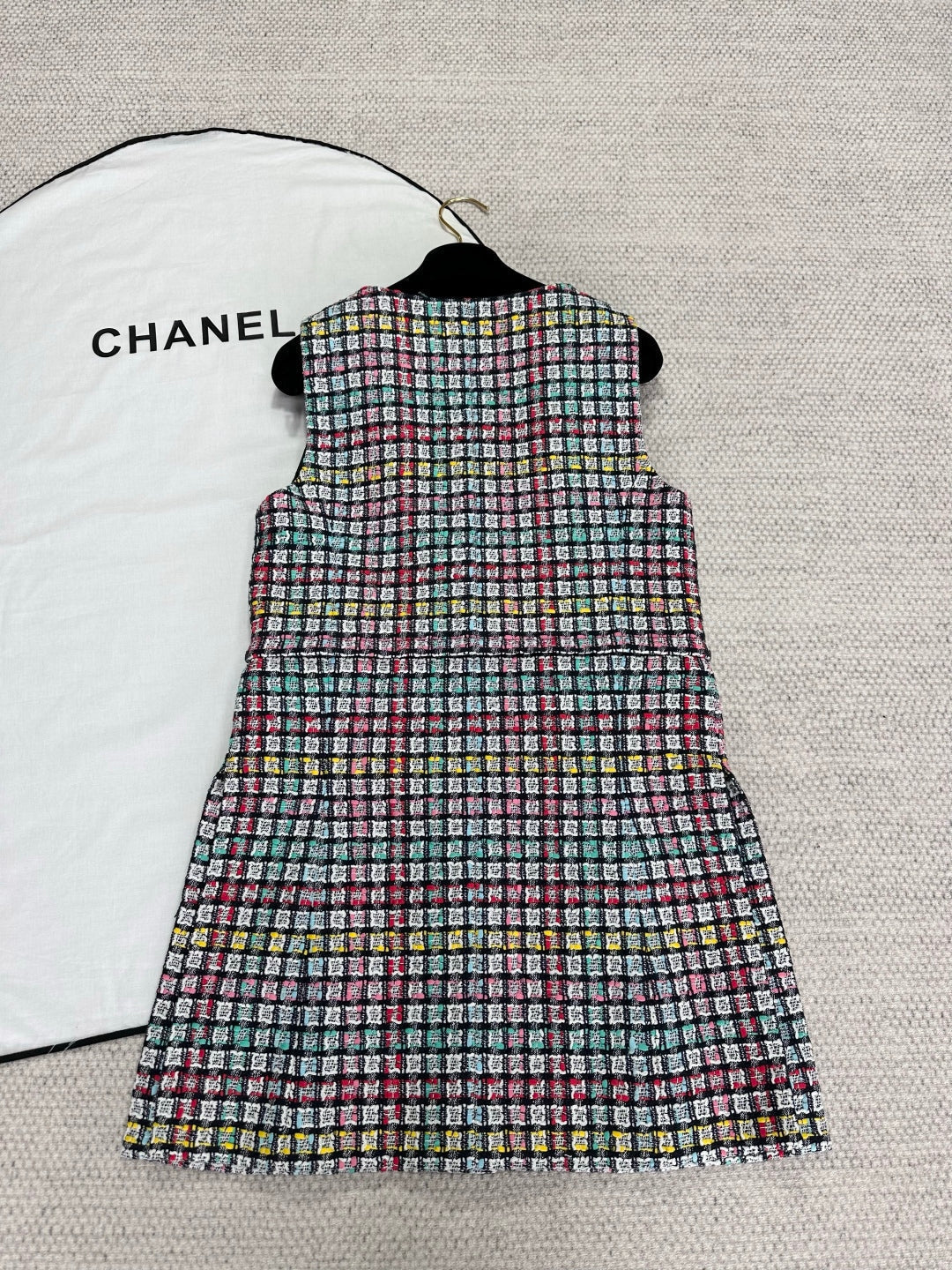 CC 25 Plaid Dress Multicolor Cotton