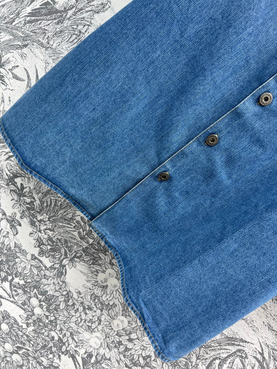Loewe 25 Denim Set Blue Cotton