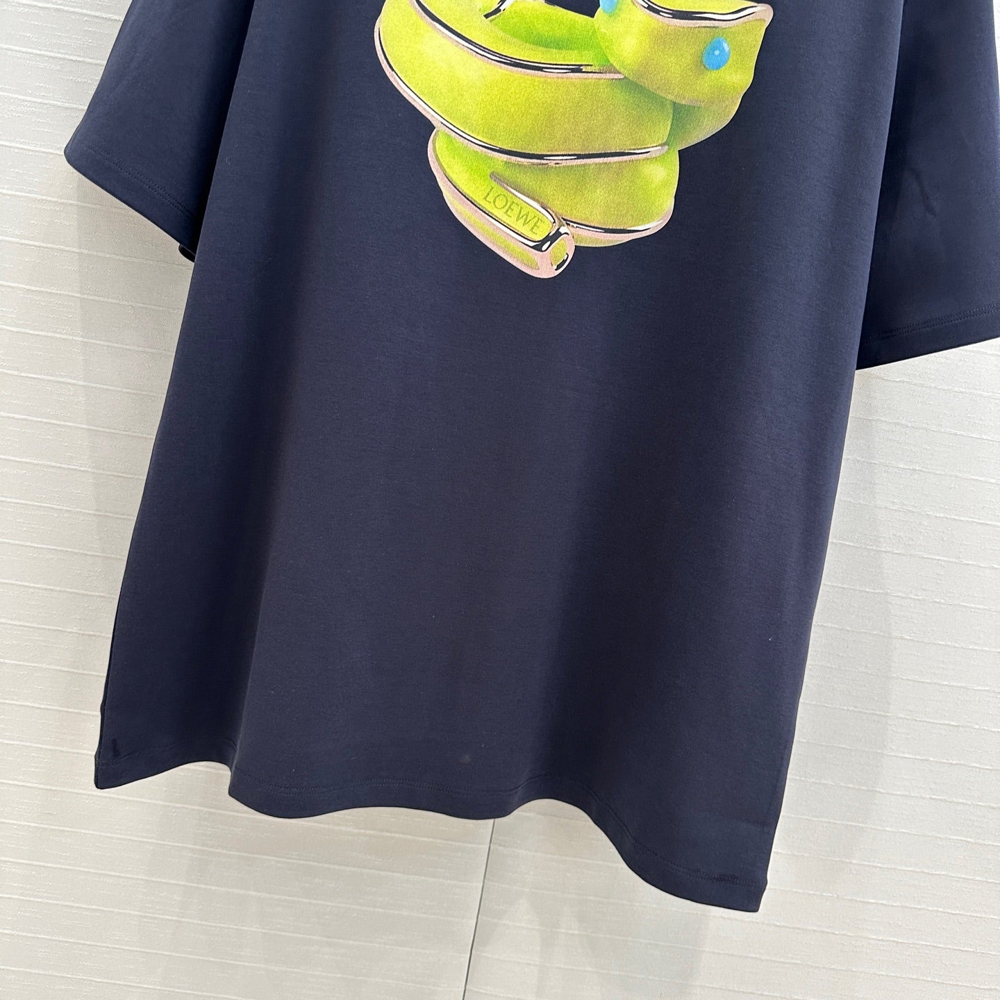 Loewe 25 T-shirt Dark Blue Cotton