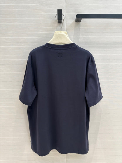 Loewe 25 T-shirt Dark Blue Cotton