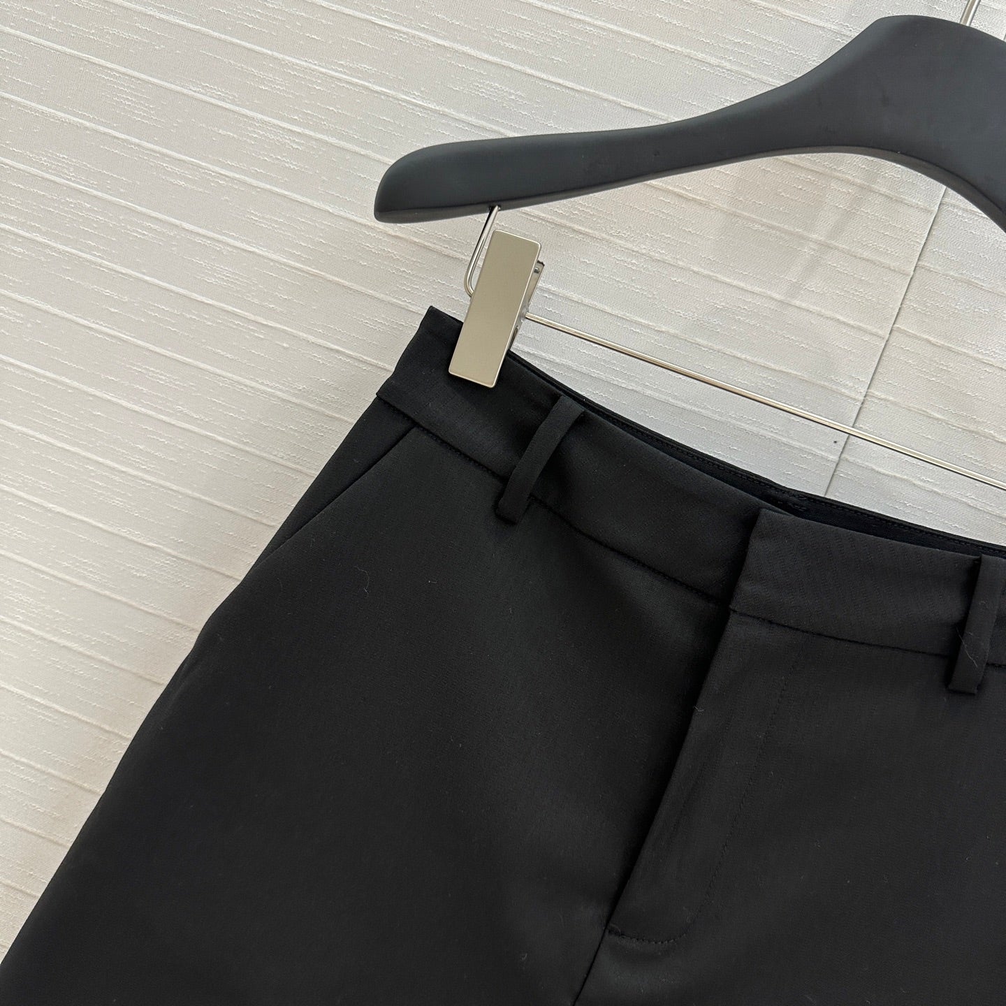 Loewe Striped Mid-length Shorts Black Cotton