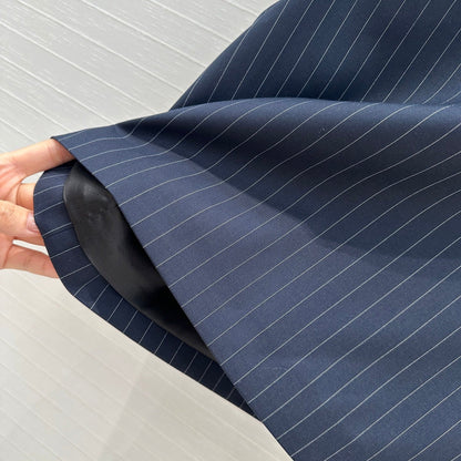 Loewe 25 Striped Vest Shirt Blue Viscose