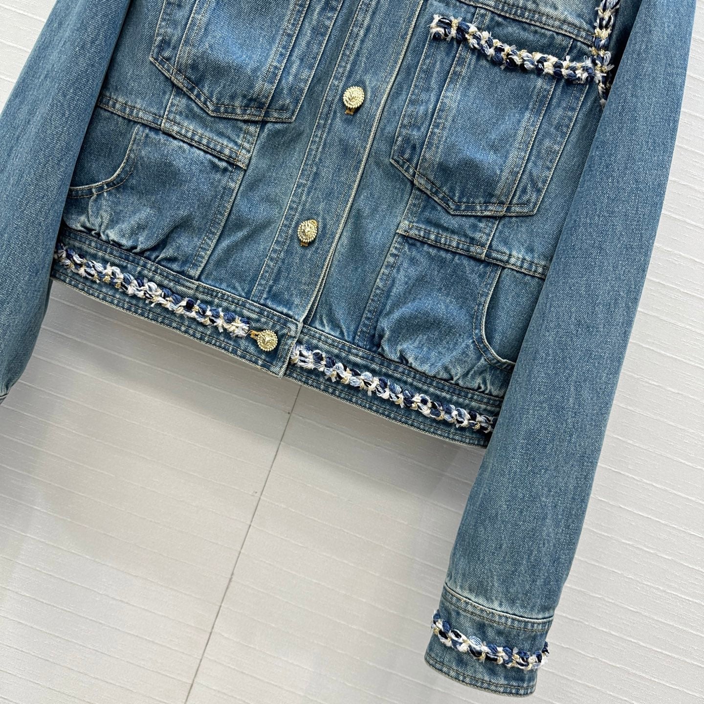 CC 25 Denim Jacket Blue Cotton