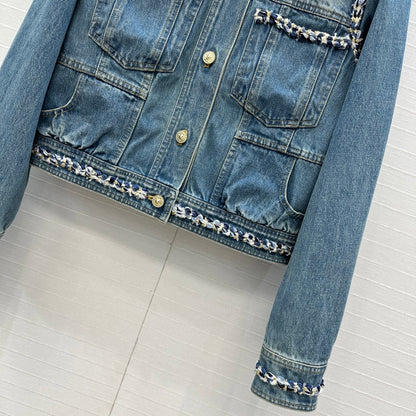 CC 25 Denim Jacket Blue Cotton