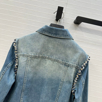 CC 25 Denim Jacket Blue Cotton