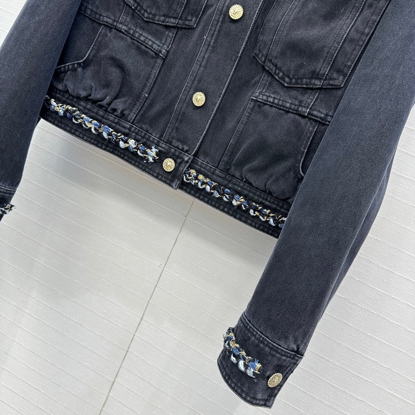 CC 25 Denim Jacket Black Cotton