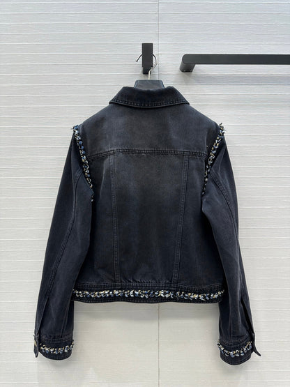 CC 25 Denim Jacket Black Cotton