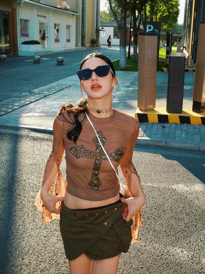 CAT-EYE FRAME SUNGLASSES G3322 IN ACETATE