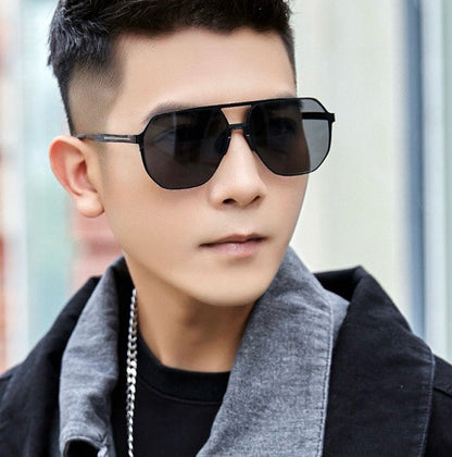 LOW NOSE BRIDGE FIT SUNGLASSES G3807 IN METAL