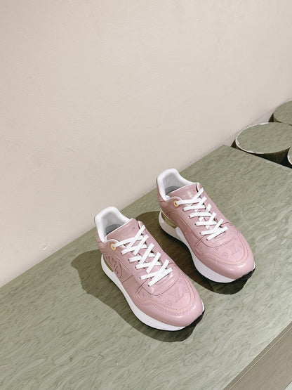 LV Neo Run Away Sneaker 50mm Rose Quartz Cowhide