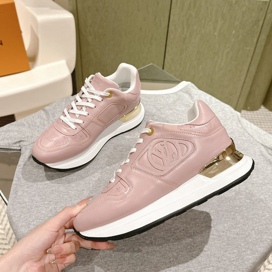 LV Neo Run Away Sneaker 50mm Rose Quartz Cowhide