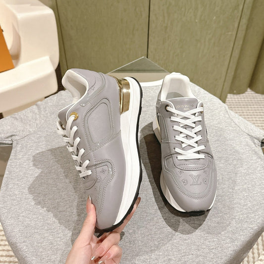 LV Neo Run Away Sneaker 50mm Grey Cowhide