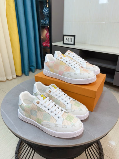 BEVERLY HILLS SNEAKERS IN LIGHT PINK FABRIC