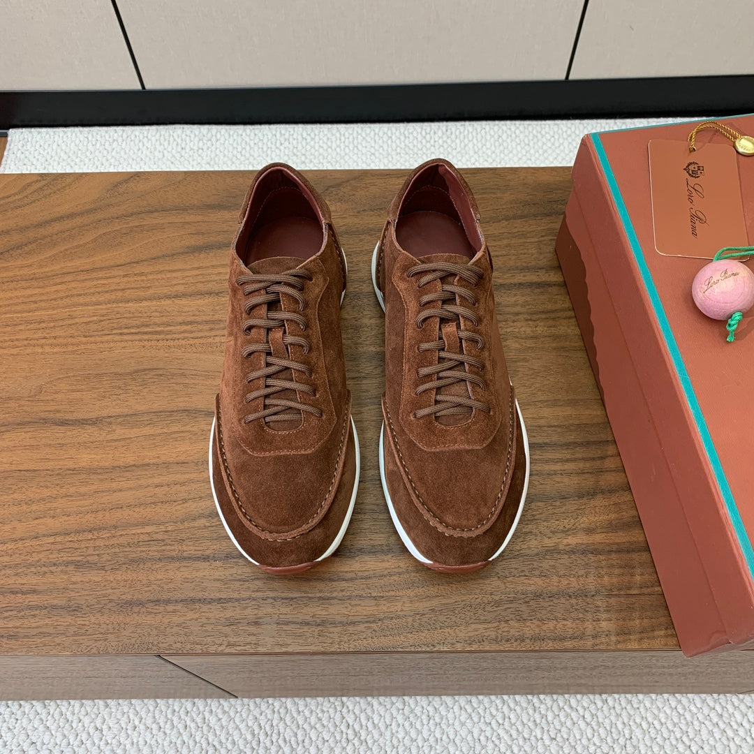 LP Week-End Walk Sneaker In Brown Mocha Suede 984396