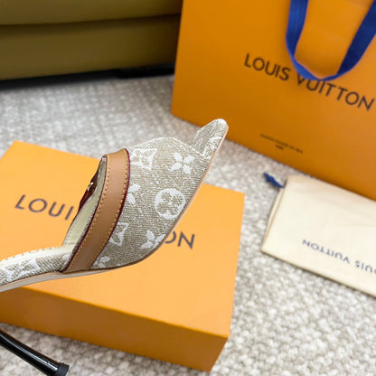 lv neo revival 90 grey monogram denim calfskin