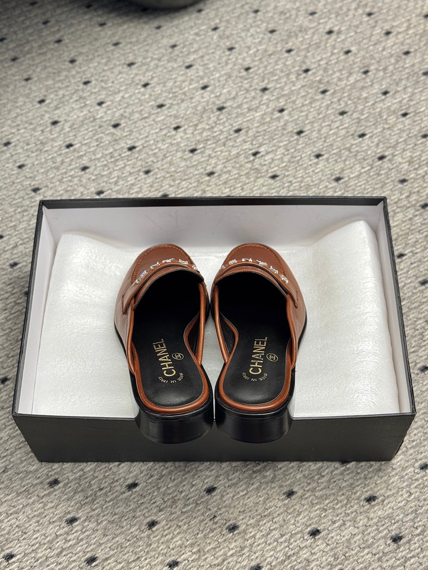 CC 25 Mules Brown Cowhide 329801