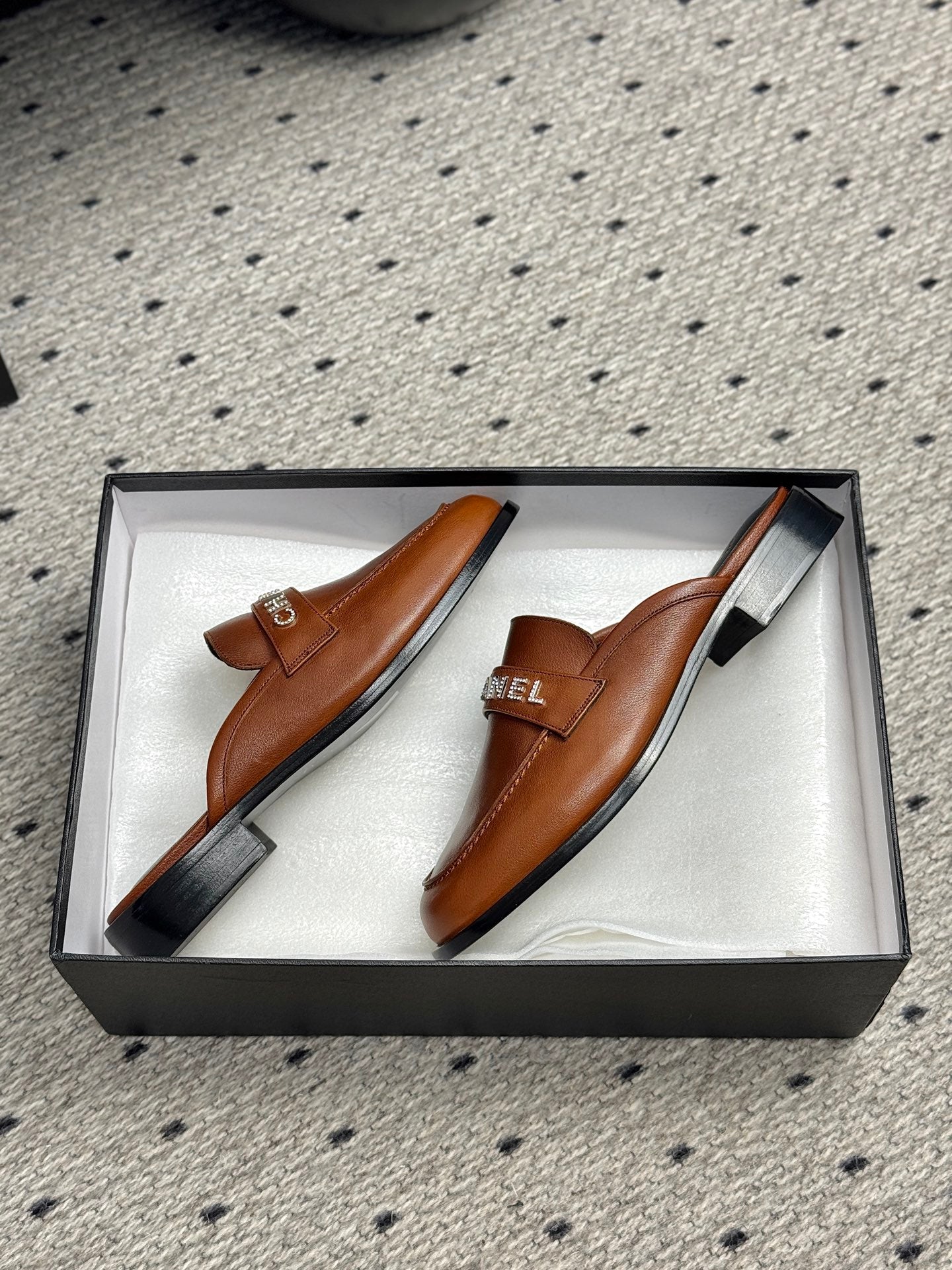 CC 25 Mules Brown Cowhide 329801