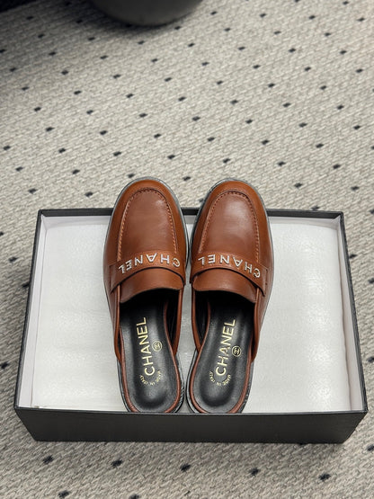 CC 25 Mules Brown Cowhide 329801