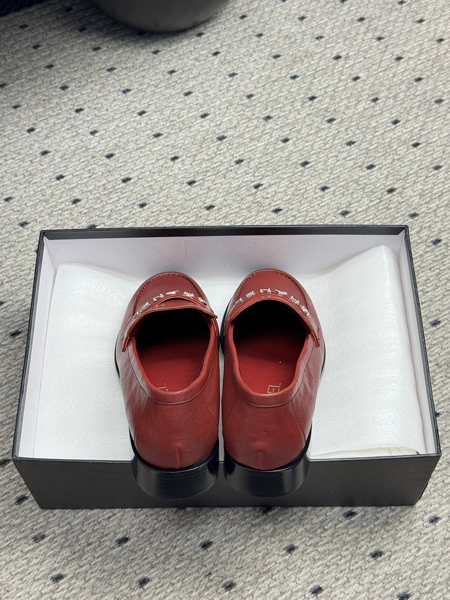 CC 25 Loafers Dark Red Cowhide 329802