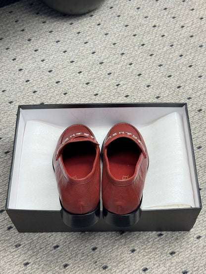 CC 25 Loafers Dark Red Cowhide 329802