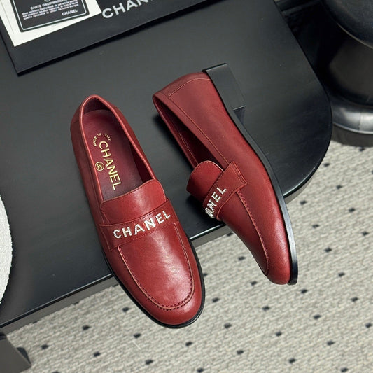 CC 25 Loafers Dark Red Cowhide 329802