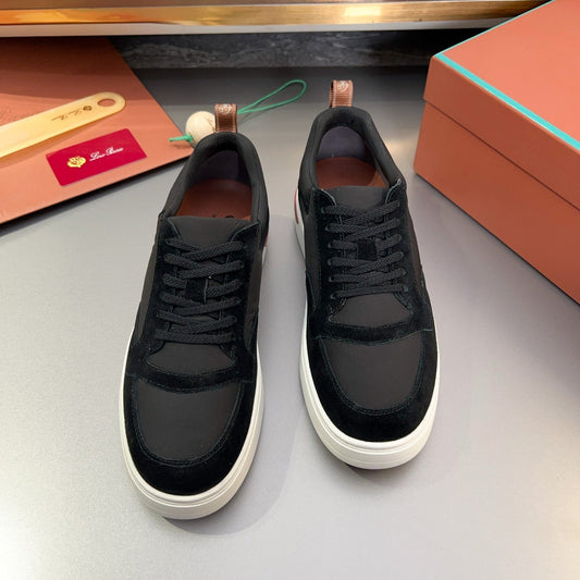 LP NEWPORT WALK SNEAKERS BLACK SUEDE