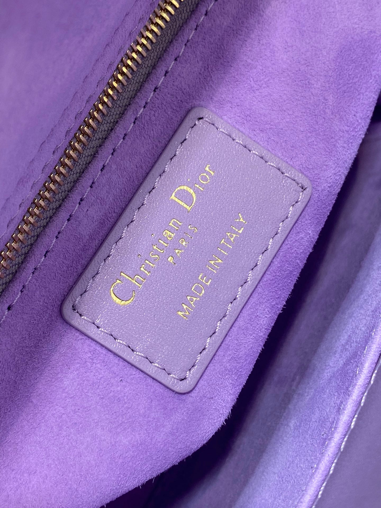 Lady Bag 20cm Violet Lambskin