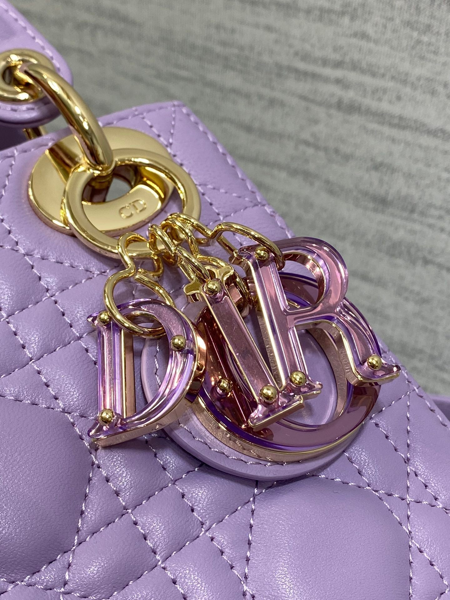 Lady Bag 17cm Violet Lambskin