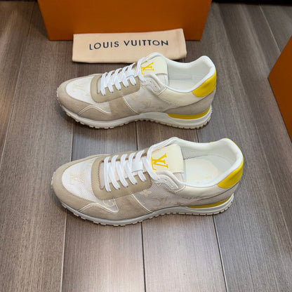LV RUN AWAY SNEAKERS BEIGE CREAM MIX GREY