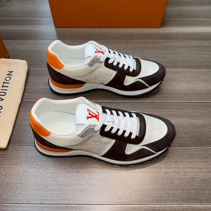 LV RUN AWAY SNEAKERS CHOCOLATE BROWN MIX GREY