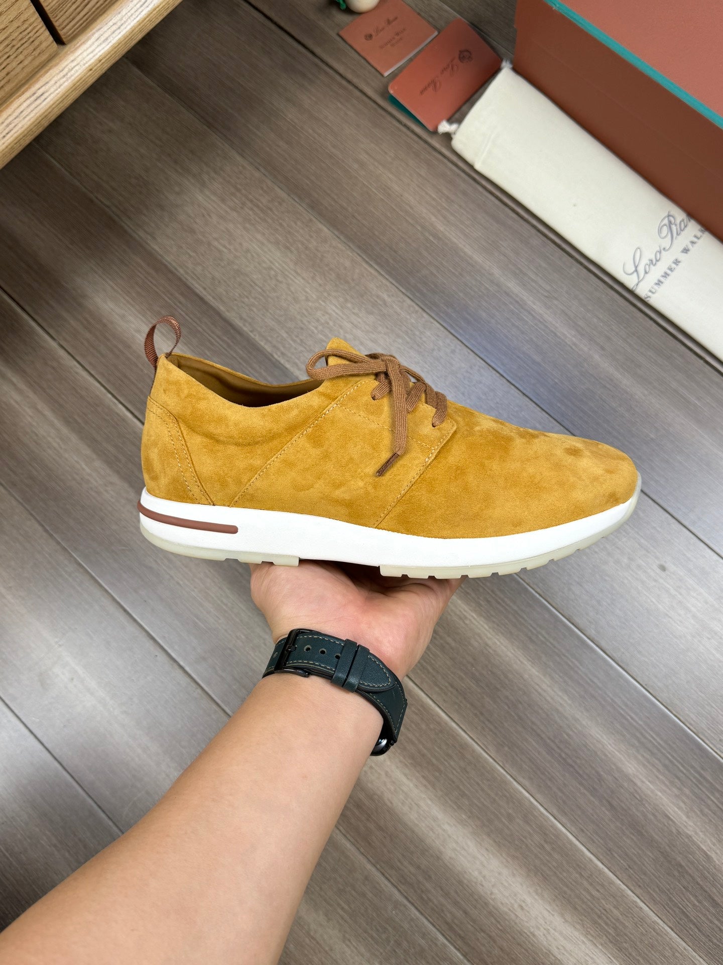 LP BERGEN SNEAKER SAFFRON SUEDE