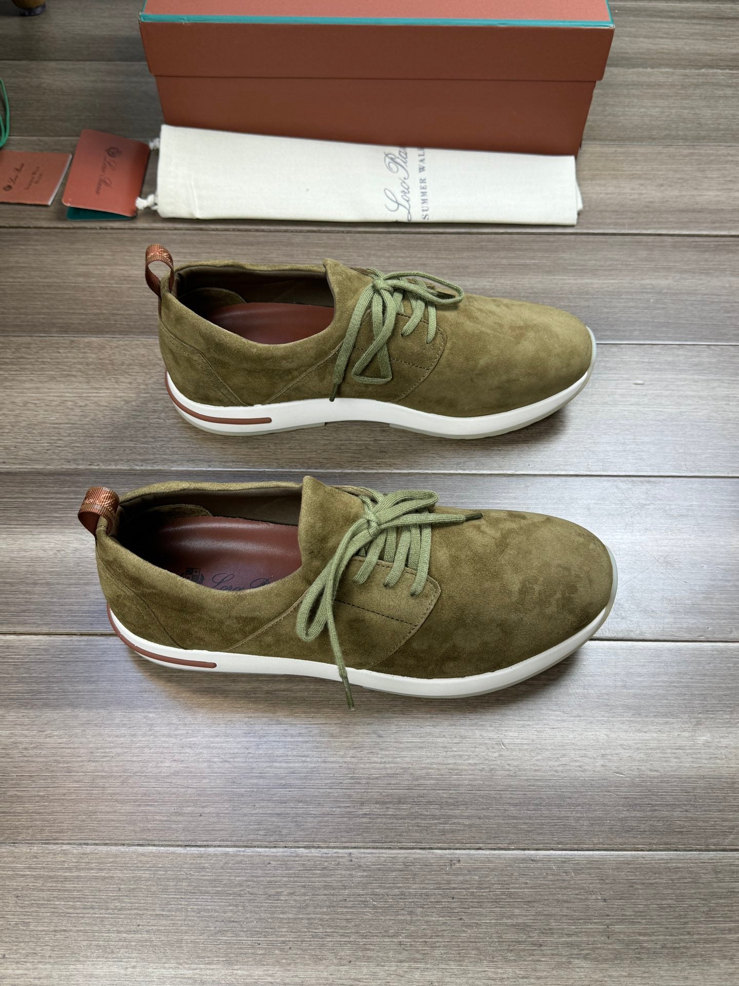 LP BERGEN SNEAKER OLIVE SUEDE