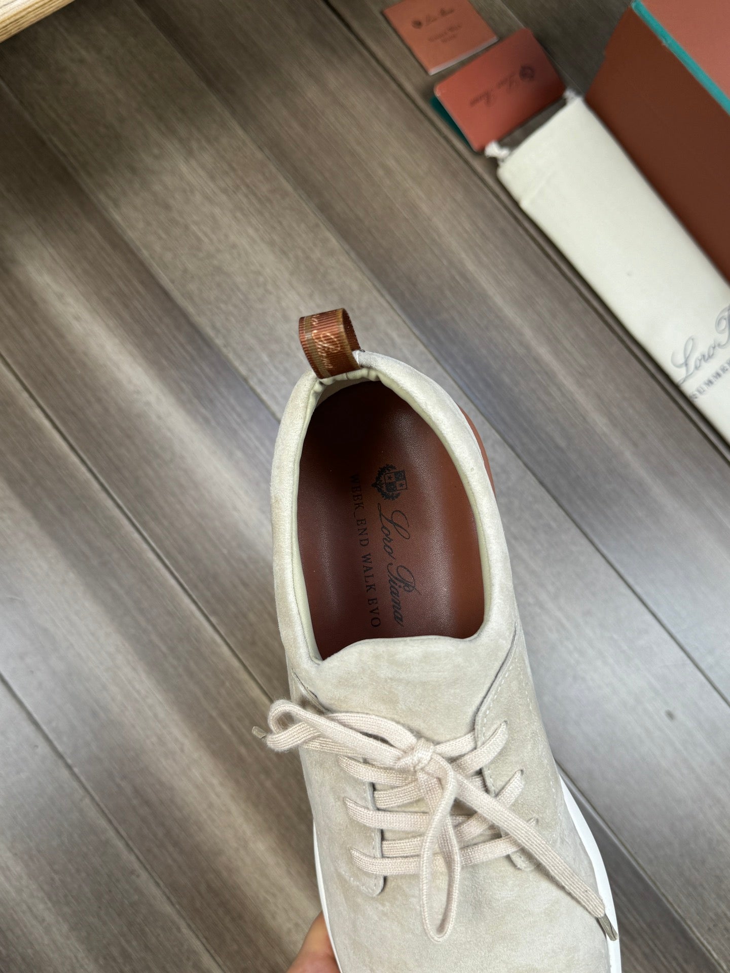 LP BERGEN SNEAKER PALE GRAY SUEDE