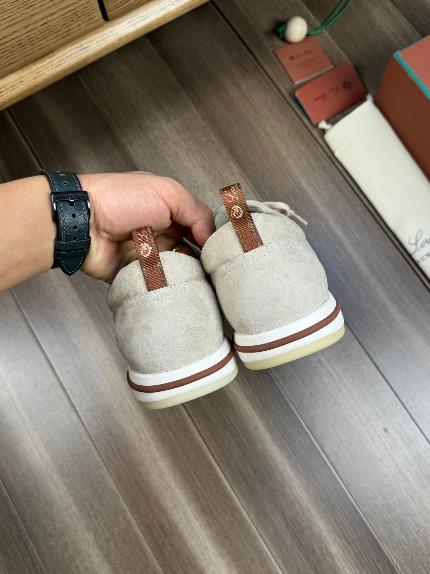 LP BERGEN SNEAKER PALE GRAY SUEDE