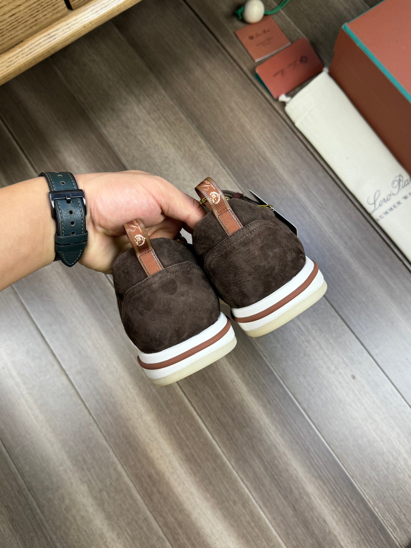 LP BERGEN SNEAKER UMBER SUEDE