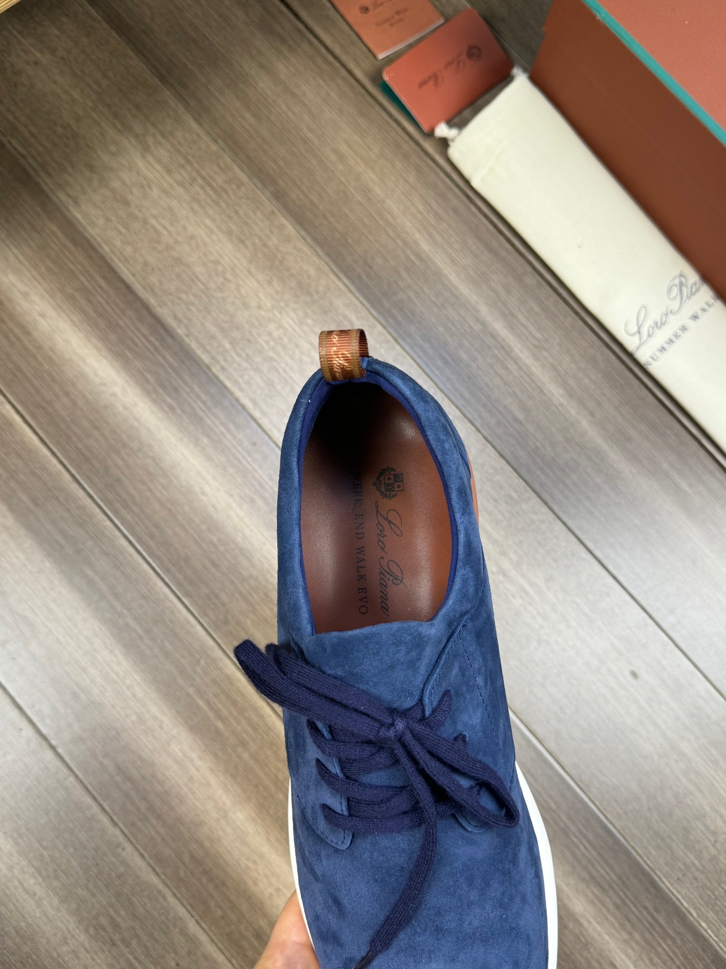 LP BERGEN SNEAKER NAVY SUEDE