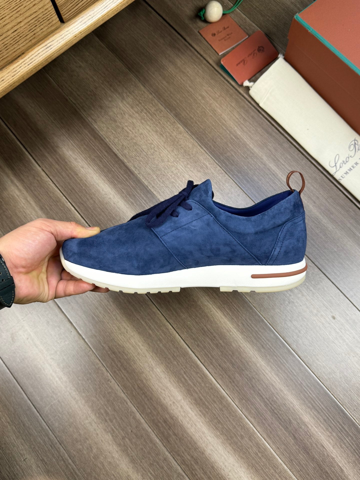 LP BERGEN SNEAKER NAVY SUEDE