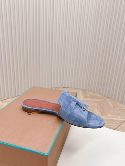 LP SUMMER CHARMS SANDALS IN AEGEAN SUEDE