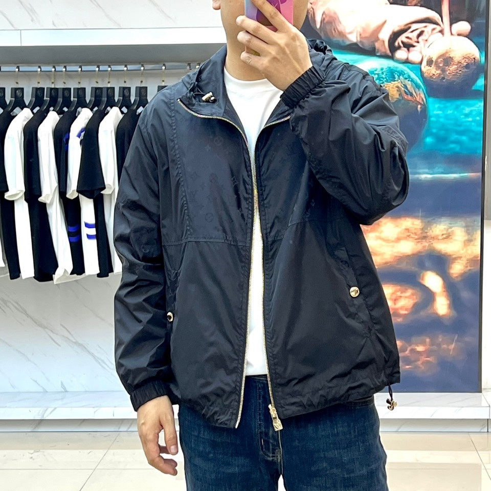 LV BLACK MONOGRAM WINDBREAKER 238894