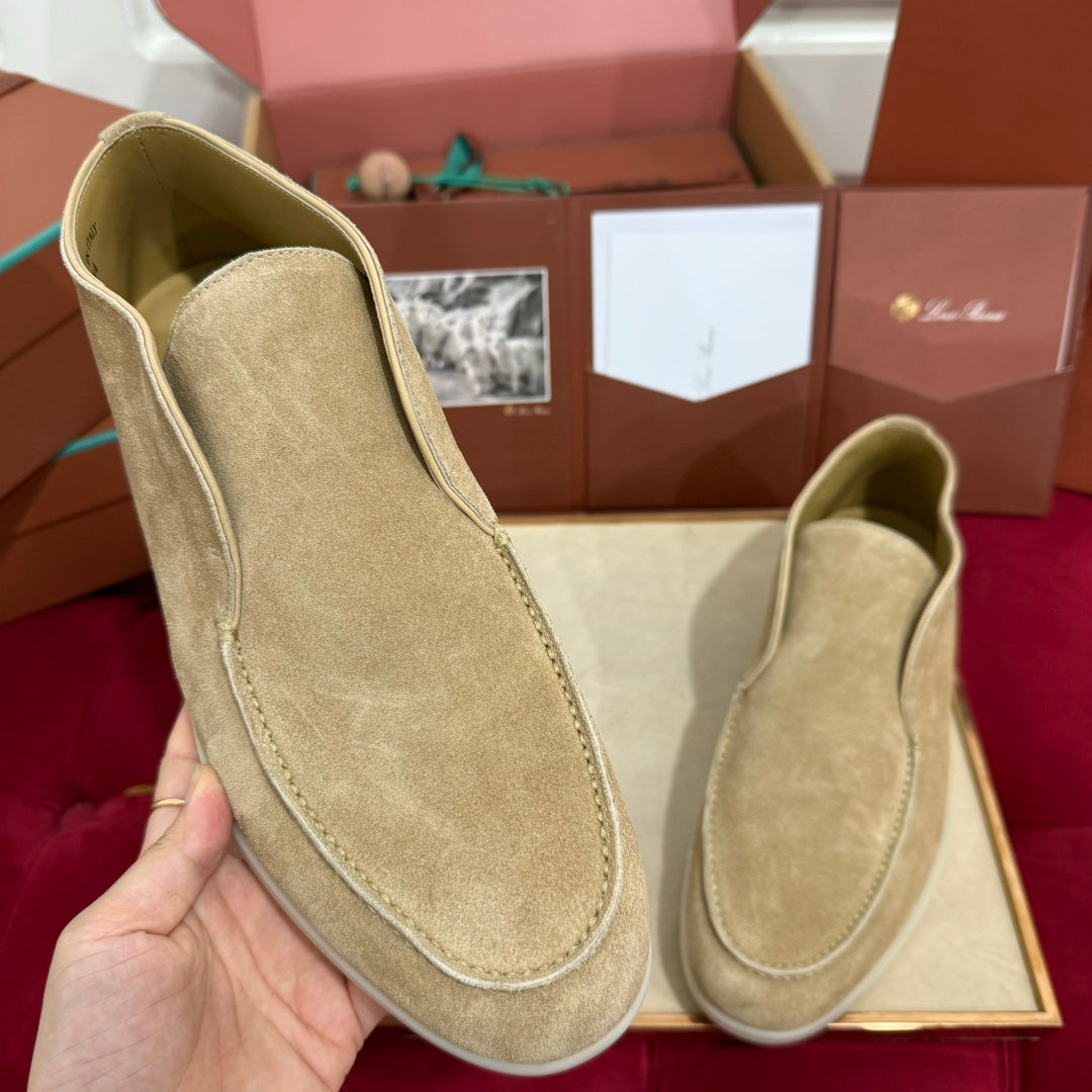 LP Open Walk Ankle Boot In Light Brown Suede 978060