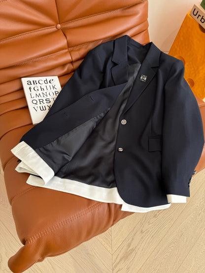 Loewe 25 Suit Black Cotton