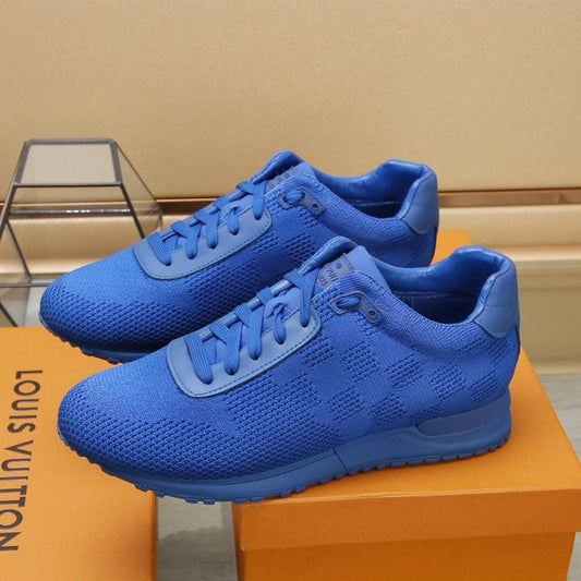 LV CLASSIC SNEAKER COBALT BLUE DAMIER