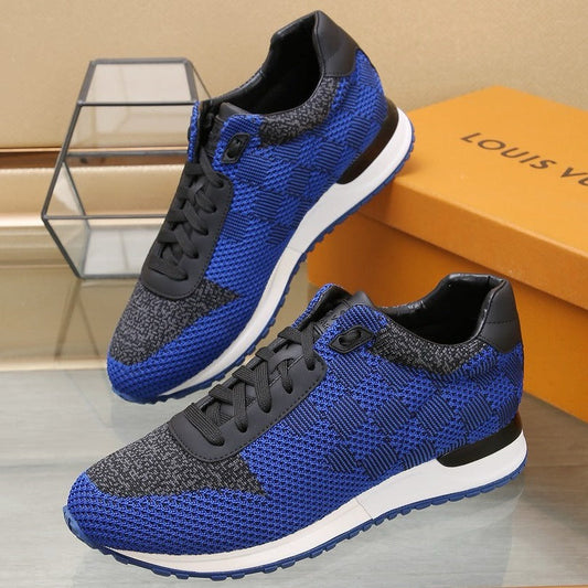 LV CLASSIC SNEAKER IN COBALT BLUE MIX BLACK DAMIER