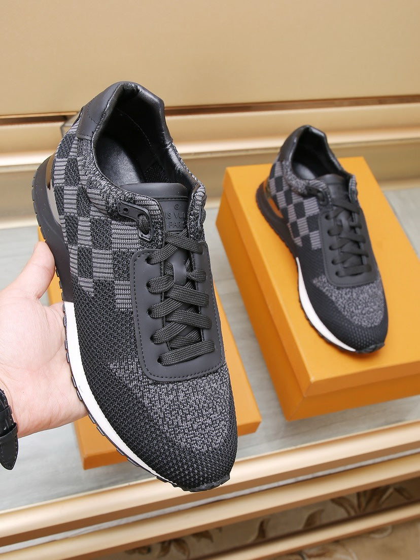 LV CLASSIC SNEAKER IN BLACK MIX GREY DAMIER