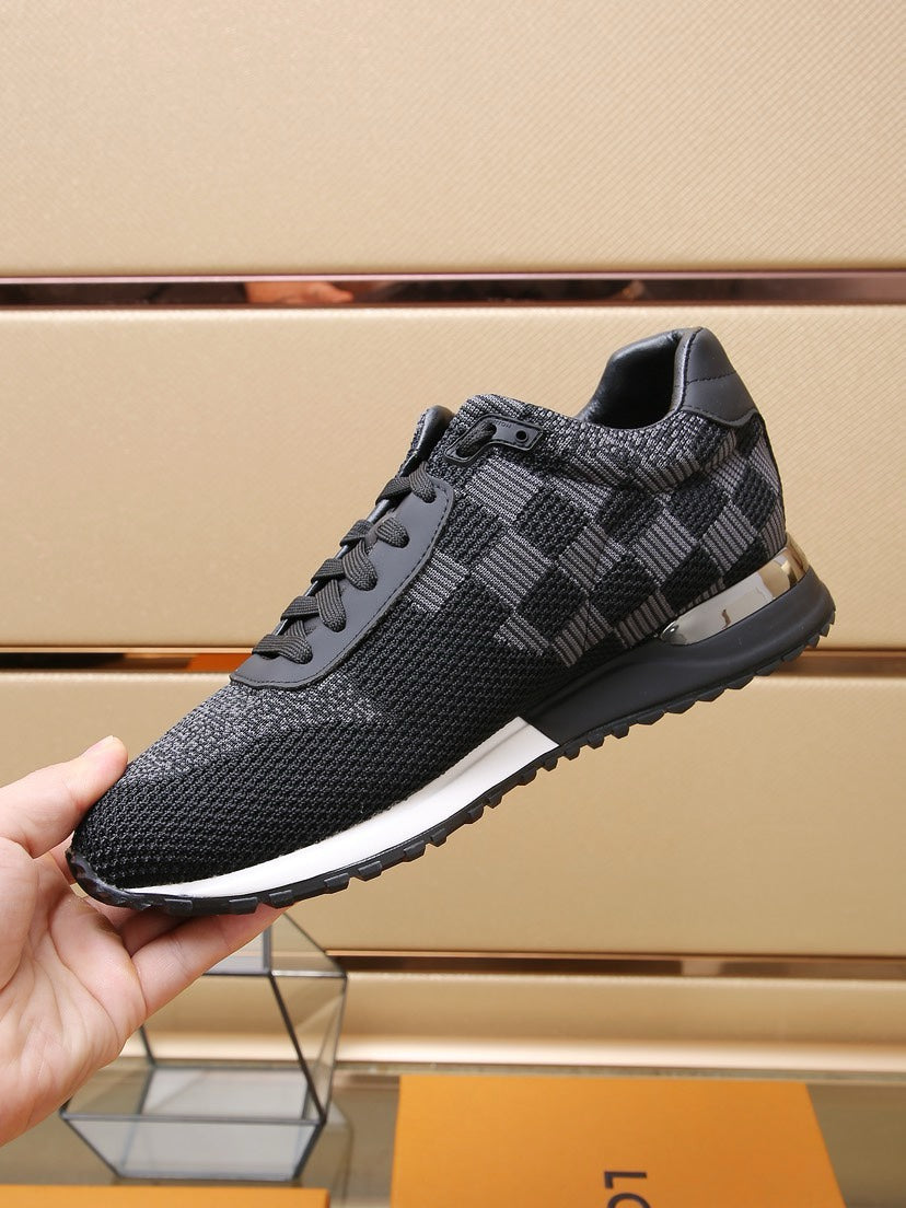 LV CLASSIC SNEAKER IN BLACK MIX GREY DAMIER