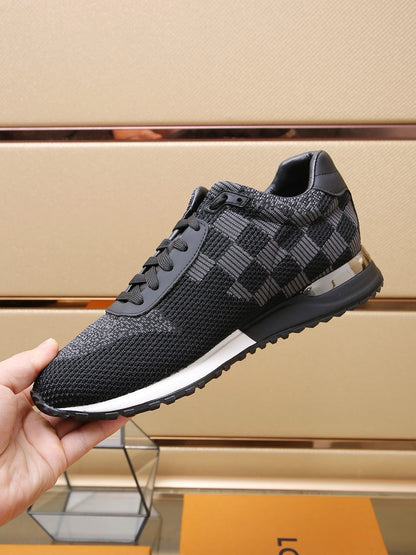 LV CLASSIC SNEAKER IN BLACK MIX GREY DAMIER