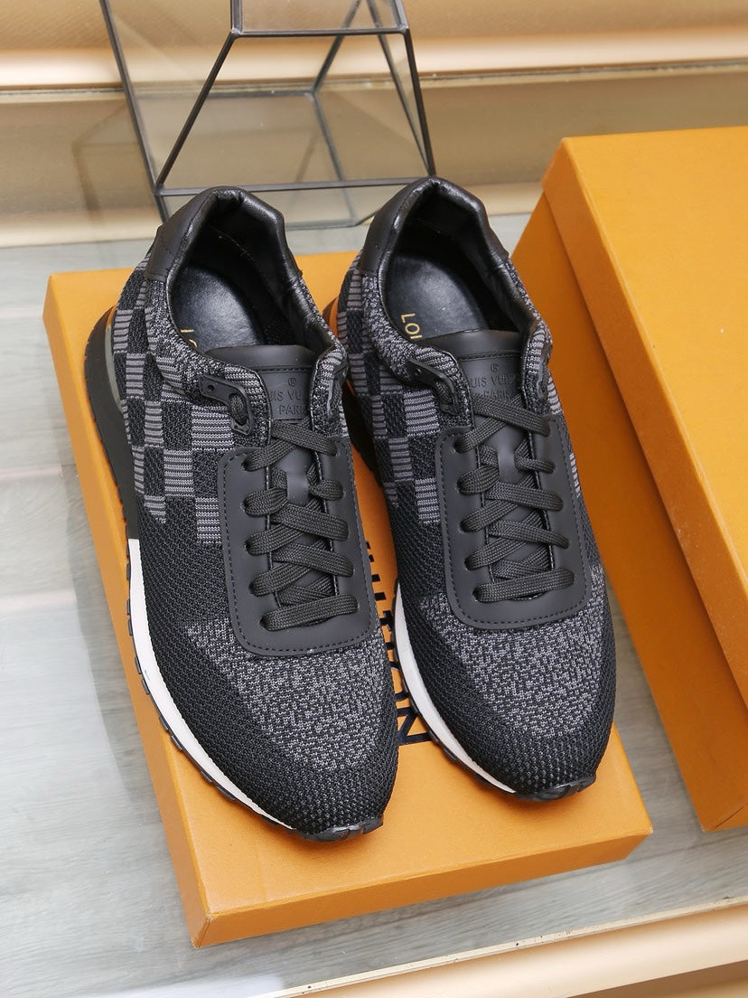 LV CLASSIC SNEAKER IN BLACK MIX GREY DAMIER